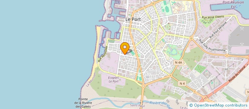 localisation de l'entreprise MADAME SORAYA OMARJEE à LE PORT