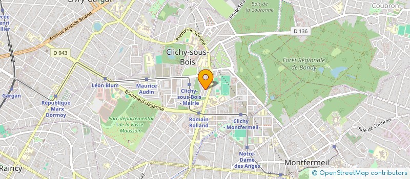 localisation de l'entreprise MADAME SORAYA OUASTI  CLICHY-SOUS-BOIS