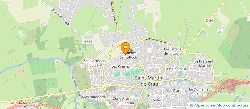 localisation de l'entreprise MADAME SORAYA PAGES à SAINT-MARTIN-DE-CRAU