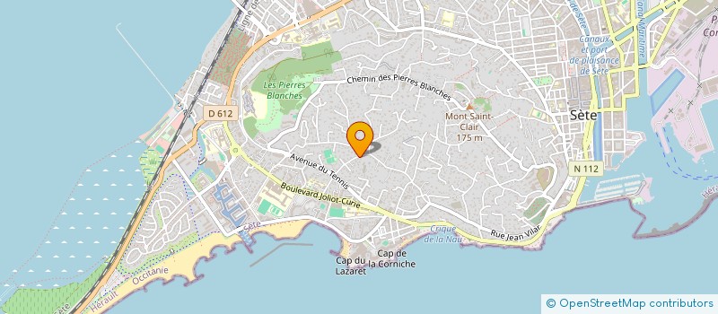 localisation de l'entreprise MADAME SORAYA RADJAVI à SETE