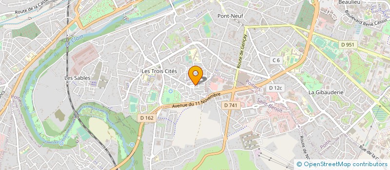 localisation de l'entreprise MADAME SORAYA RAMDANE  POITIERS