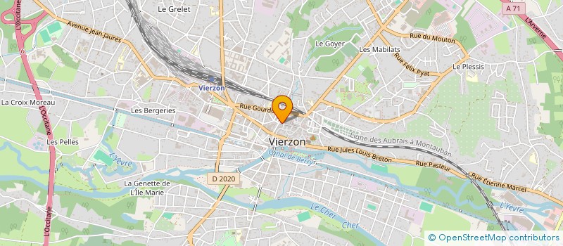 localisation de l'entreprise MADAME SORAYA ROCH  VIERZON