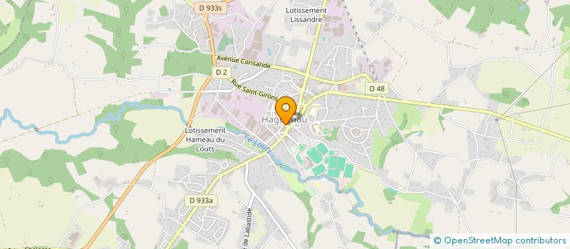 localisation de l'entreprise MADAME SORAYA SADOUNI  HAGETMAU