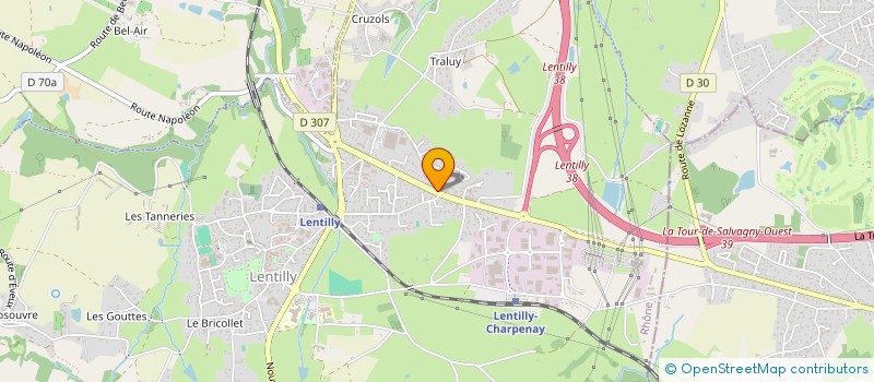 localisation de l'entreprise MADAME SORAYA SCHMIDT  LENTILLY