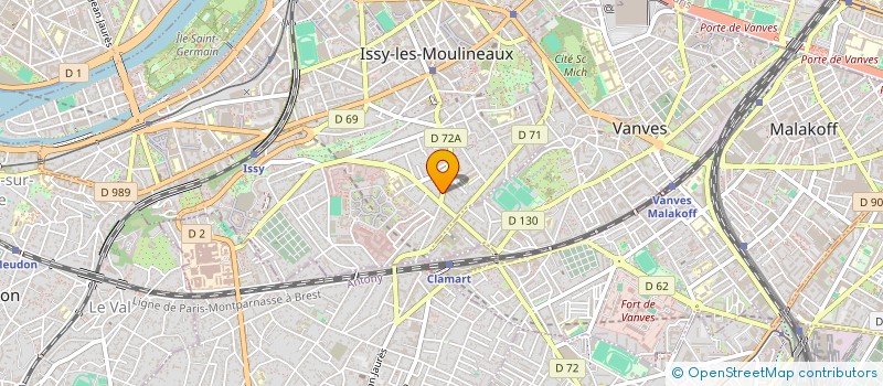 localisation de l'entreprise MADAME SORAYA SEKKOUMI à ISSY-LES-MOULINEAUX