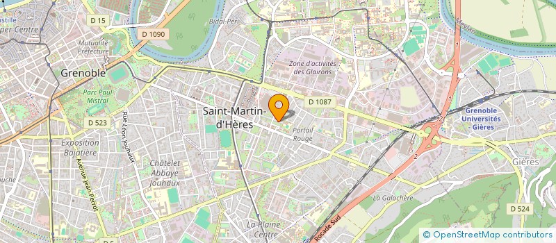 localisation de l'entreprise MADAME SORAYA TLIDJANE  SAINT-MARTIN-D'HERES