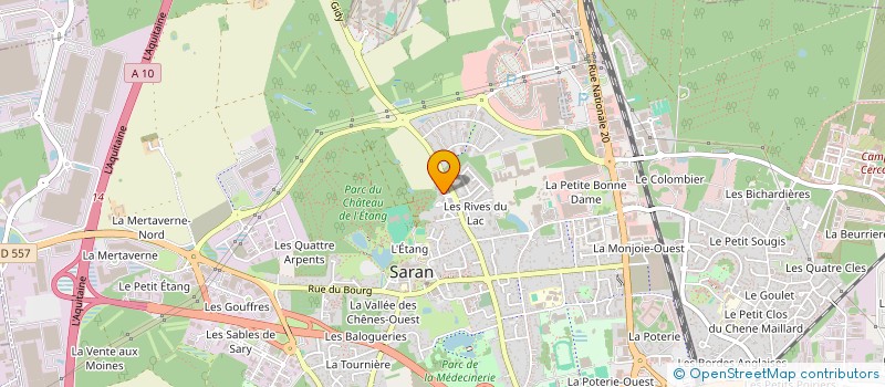 localisation de l'entreprise MADAME SORAYA ZEGGOURI à SARAN