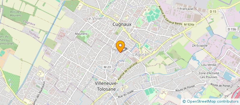 localisation de l'entreprise MADAME SORAYA ZITOUNI  VILLENEUVE-TOLOSANE