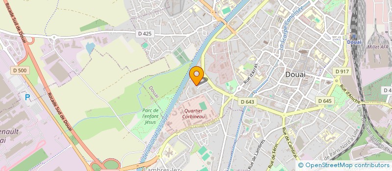 localisation de l'entreprise MADAME SORAYA ZROMBAZ à DOUAI