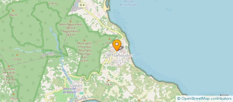 localisation de l'entreprise MADAME SOREA COSTE ACHILLE RAZANADRASOA  BANDRELE