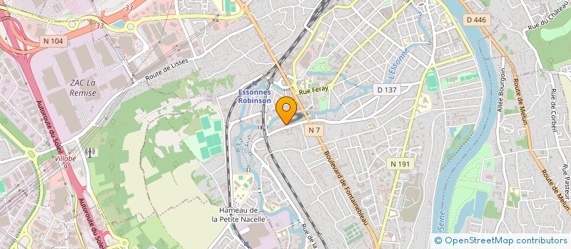 localisation de l'entreprise MADAME SOREL NTONGO à CORBEIL-ESSONNES
