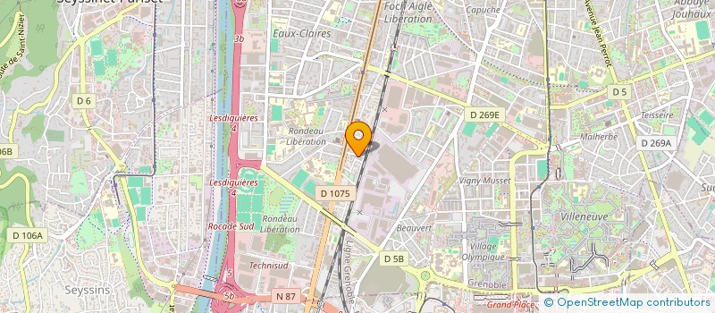 localisation de l'entreprise MADAME SORELLE MAKODJOU à GRENOBLE