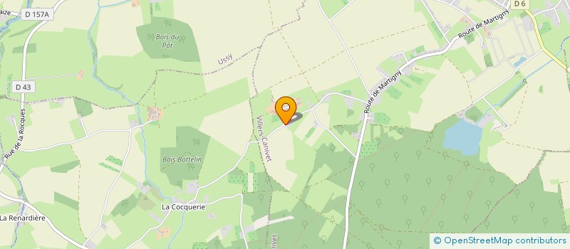 localisation de l'entreprise MADAME SORENZA LETELLIER  VILLERS-CANIVET