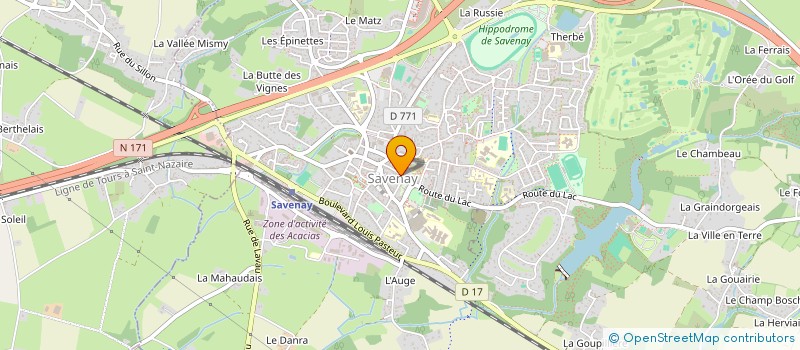 localisation de l'entreprise MADAME SORENZA VINCENT-LE BLANC  LA CHAPELLE-LAUNAY