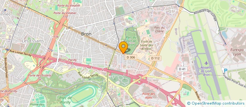 localisation de l'entreprise MADAME SOREYA EL HADDAD  BRON