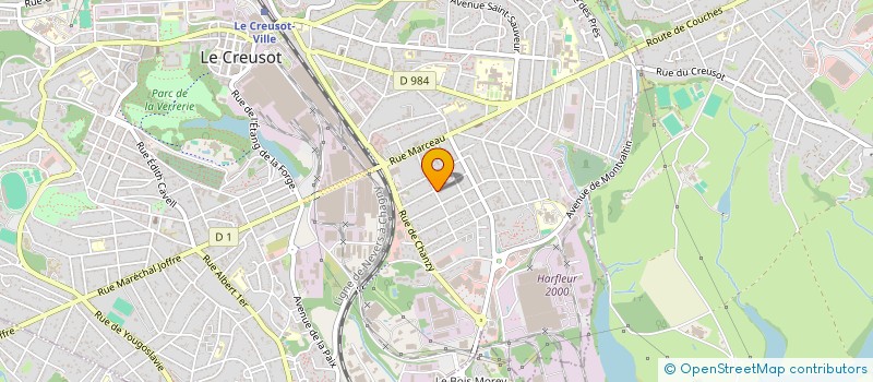 localisation de l'entreprise MADAME SORIA BOUBECHA  LE CREUSOT