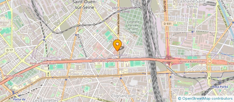 localisation de l'entreprise MADAME SORIA BOUHADJI à SAINT-OUEN-SUR-SEINE