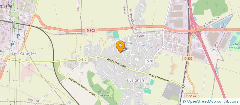 localisation de l'entreprise MADAME SORIA PRATES  PUSIGNAN