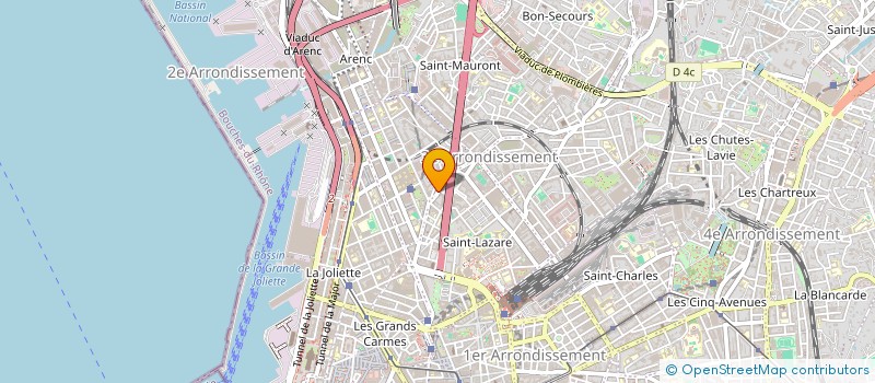 localisation de l'entreprise MADAME SORIA RAKEB  MARSEILLE