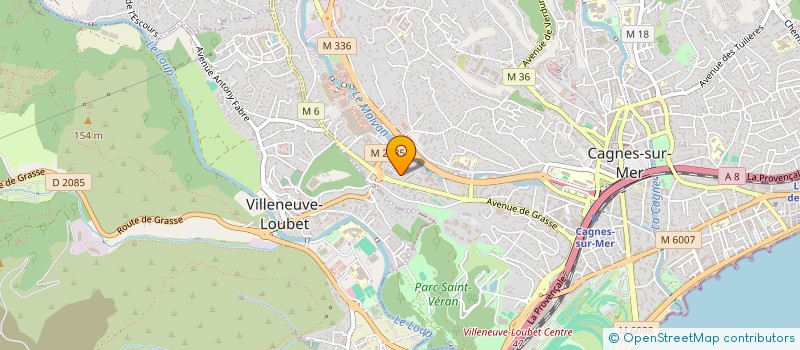 localisation de l'entreprise MADAME SORIA RODRIGUES GRAMOSO à CAGNES-SUR-MER