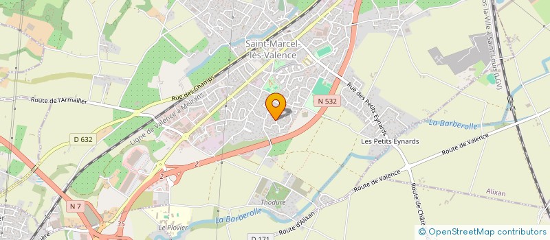 localisation de l'entreprise MADAME SORIANE NESZTLER à SAINT-MARCEL-LES-VALENCE