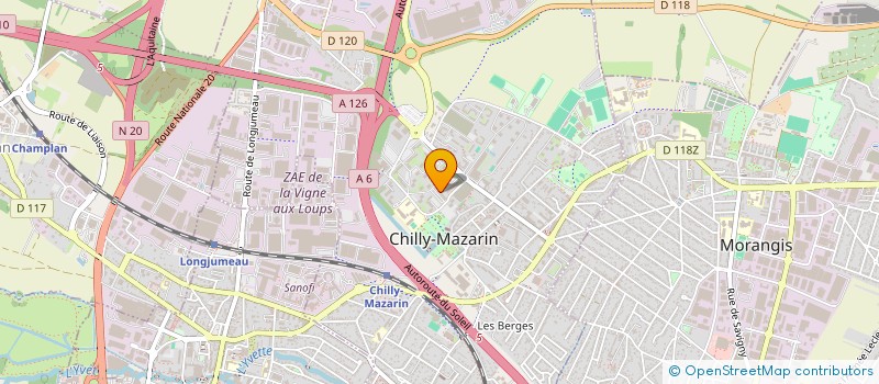 localisation de l'entreprise MADAME SORIYA HOR  CHILLY-MAZARIN