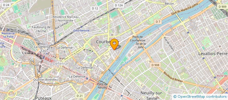 localisation de l'entreprise MADAME SOROYA SAADE à COURBEVOIE