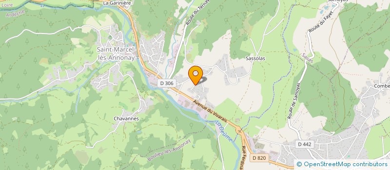 localisation de l'entreprise MADAME SORPHEA CHHORM à SAINT-MARCEL-LES-ANNONAY