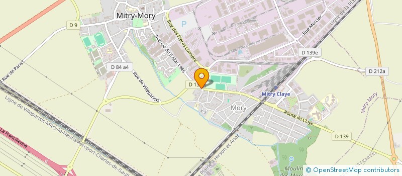 localisation de l'entreprise MADAME SORRAYA BEKKOUCHE  MITRY-MORY