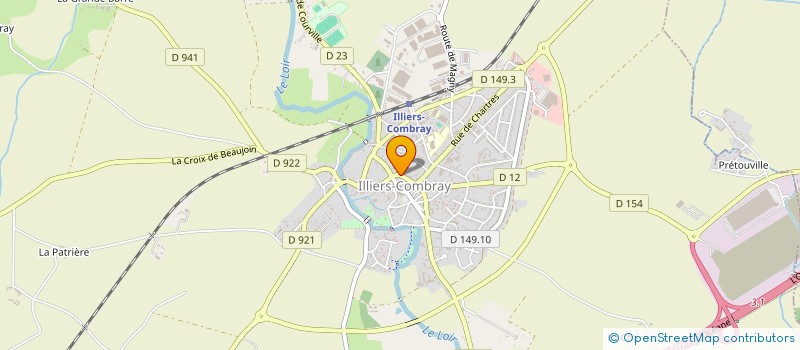 localisation de l'entreprise MADAME SORTAIS CTS à ILLIERS-COMBRAY