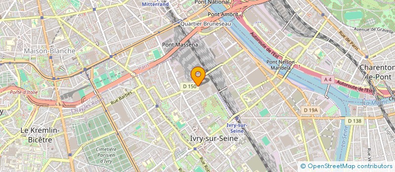 localisation de l'entreprise MADAME SORYA BERNARD  IVRY-SUR-SEINE