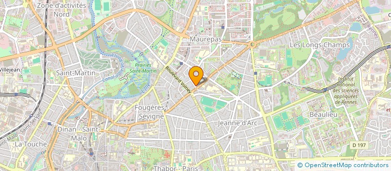 localisation de l'entreprise MADAME SOSANE GAULT  RENNES