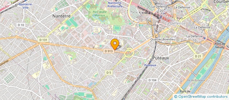 localisation de l'entreprise MADAME SOSSO SOSSO  NANTERRE