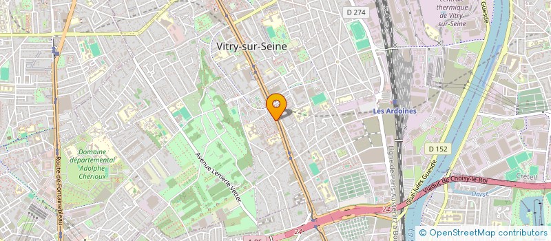 localisation de l'entreprise MADAME SOTHEARY KIM à VITRY-SUR-SEINE