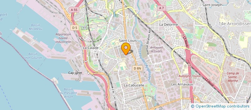 localisation de l'entreprise MADAME SOUAAD BELABBAS à MARSEILLE
