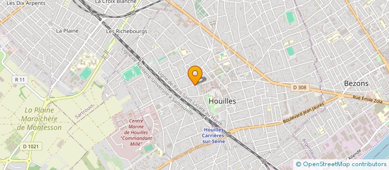 localisation de l'entreprise MADAME SOUAAD EL HACHIMI à HOUILLES