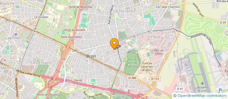 localisation de l'entreprise MADAME SOUAAD MADRANI  BRON