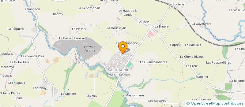 localisation de l'entreprise MADAME SOUAD AIT HDA  SAINT-AUBIN-DES-LANDES