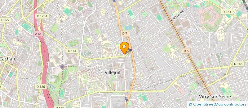 localisation de l'entreprise MADAME SOUAD AYED  VILLEJUIF