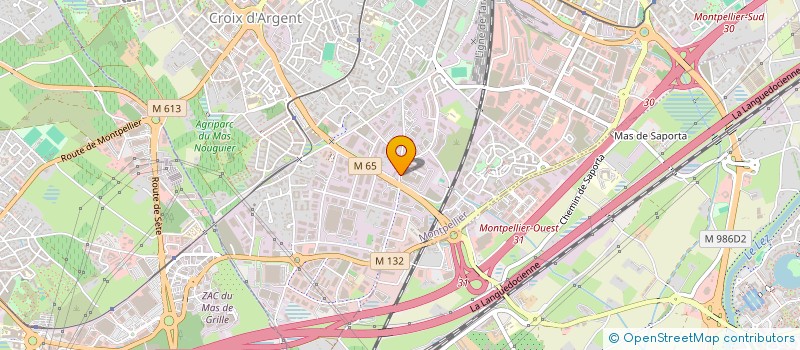 localisation de l'entreprise MADAME SOUAD BEKKA  MONTPELLIER