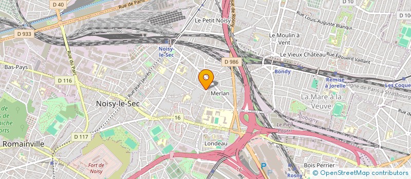 localisation de l'entreprise MADAME SOUAD BELGHAZI à NOISY-LE-SEC