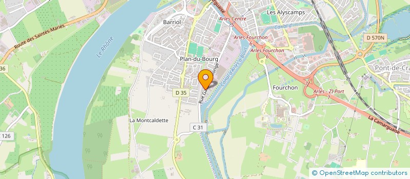 localisation de l'entreprise MADAME SOUAD BEN ALI  ARLES