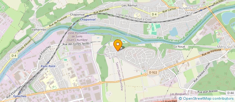 localisation de l'entreprise MADAME SOUAD BEN ALI  MERY-SUR-OISE