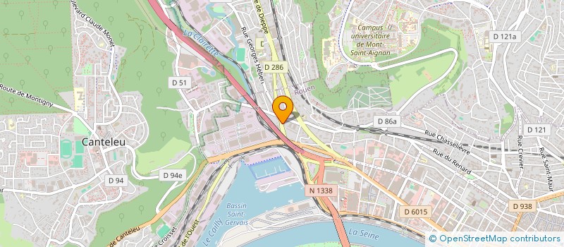 localisation de l'entreprise MADAME SOUAD BIJI  ROUEN