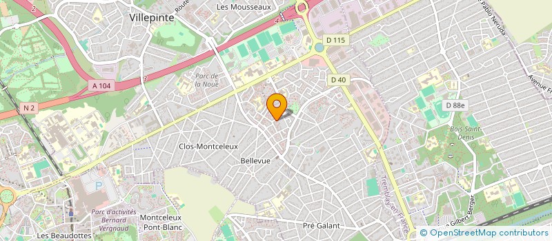localisation de l'entreprise MADAME SOUAD CHAHDI à VILLEPINTE