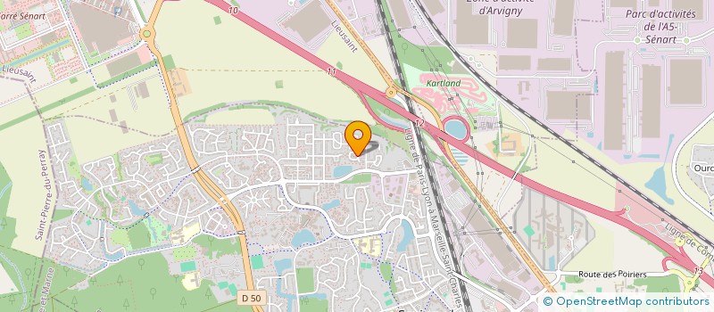 localisation de l'entreprise MADAME SOUAD DAOUADJI  SAVIGNY-LE-TEMPLE