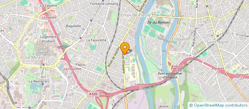 localisation de l'entreprise MADAME SOUAD DERGHAL  TOULOUSE