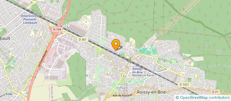 localisation de l'entreprise MADAME SOUAD DJADDOURI  ROISSY-EN-BRIE