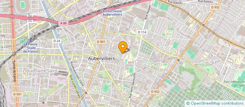 localisation de l'entreprise MADAME SOUAD DOGHRI  AUBERVILLIERS