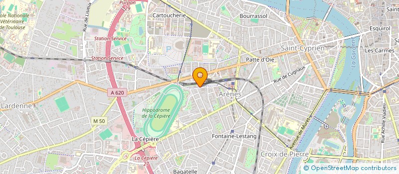 localisation de l'entreprise MADAME SOUAD EL BAZOUI  TOULOUSE